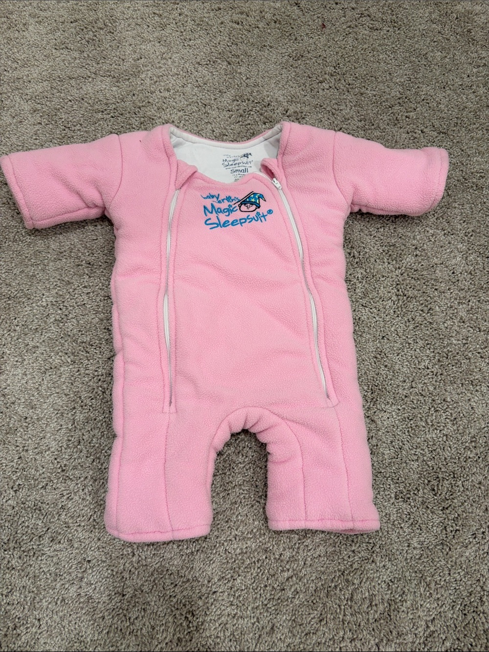 Baby Merlin’s Magic Sleepsuit Baby One-Piece in Pink